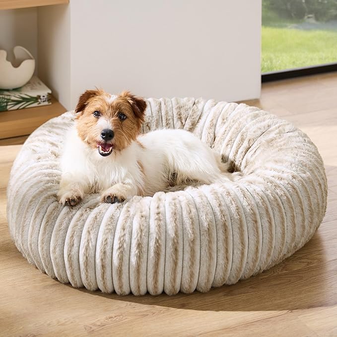 Bedsure ComfyFleece™ Donut Medium Dog Bed by Unknown