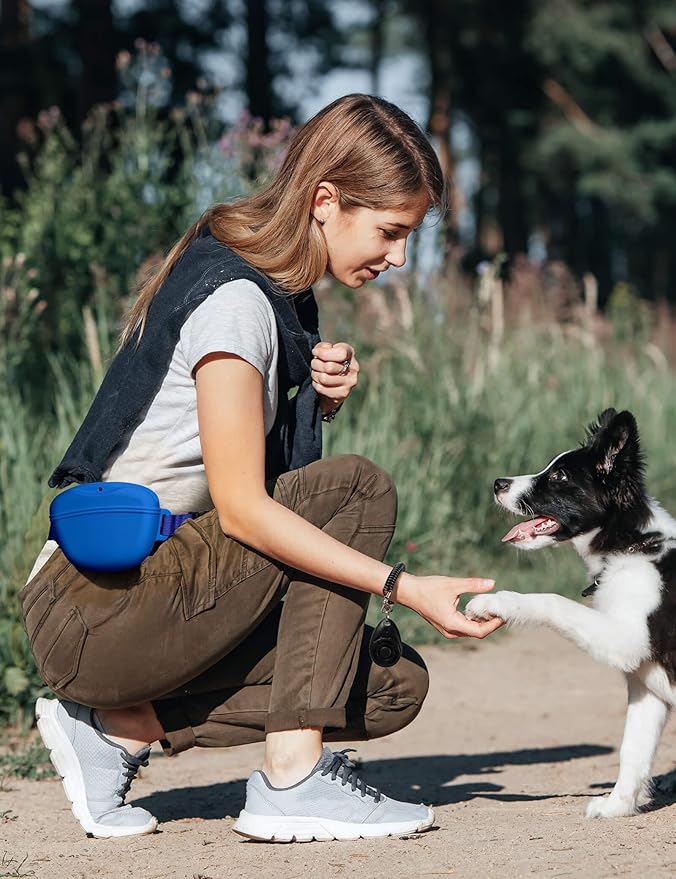 heouvo Dog Treat Pouch with Training Clicker, Upgrade Stronger Magnetic Closure - Image 3