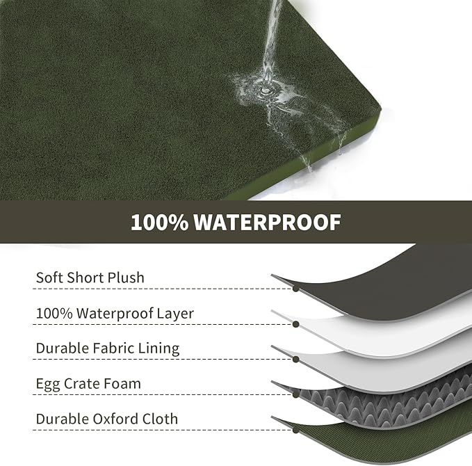 Flat Extra Large Dog Bed, Jumbo Waterproof Dog Bed - Image 6