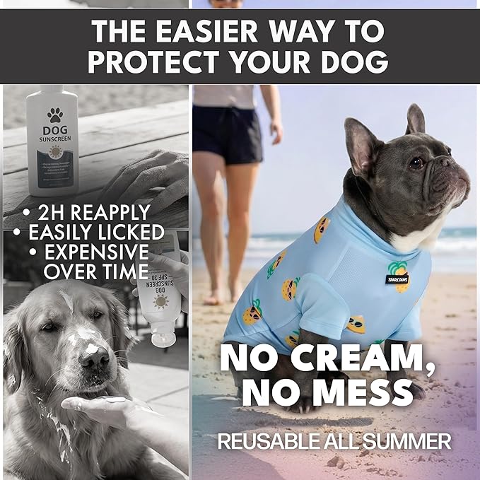 Spark Paws Sunblock Dog T-Shirt, SPF30 Protection, Lightweight Breathable Quick - Image 5