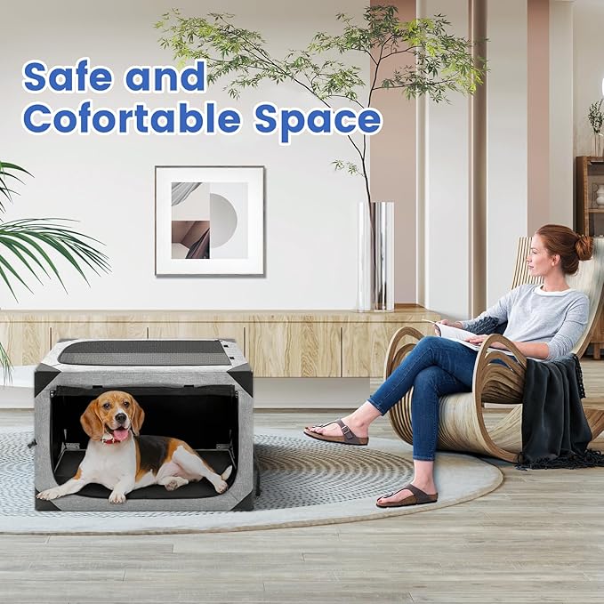 Dog Crate, Portable and Foldable Design of Dog Cage, Dog Kennel - Image 2