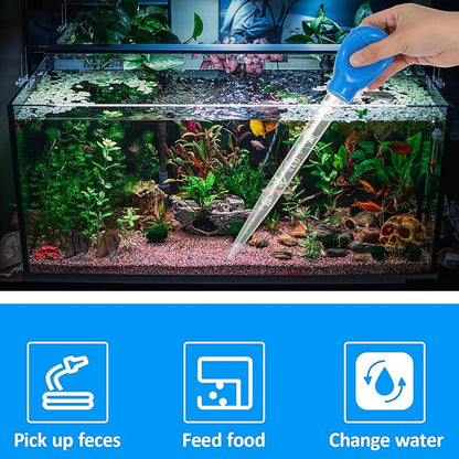 Aquarium Cleaning Dropper, 30ml Aquarium Clean Pipette Dropper, Manual Fish - Image 3
