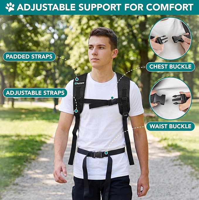 PetAmi Expandable Dog Backpack Carrier - Image 6