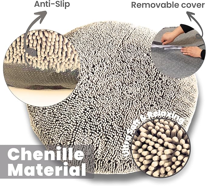 Muddy Mat® Cloud K-9 Bed for Dogs & Cats, Soft & Relaxing Donut Dog Bed - Image 2