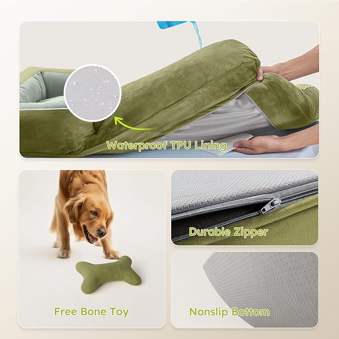 CWAWZ Extra Large Dog Bed, Orthopedic Dog Bed - Image 7