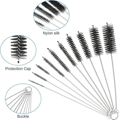 12 Pieces Aquarium Filter Brush Set Flexible Double Ended Hose Pipe Cleaning - Image 3