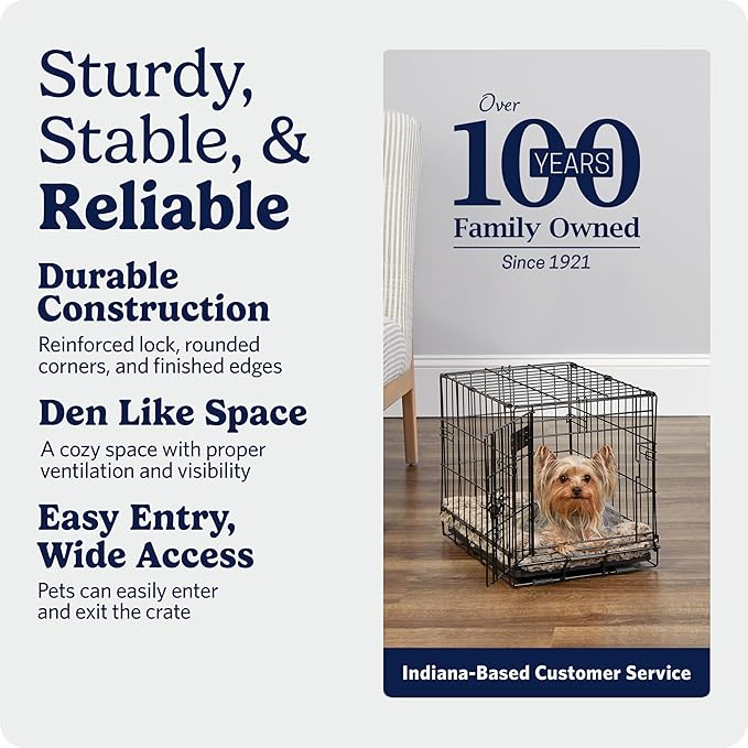 MidWest Homes for Pets 18-Inch iCrate for Tiny Breeds, Single Door Folding Dog - Image 5