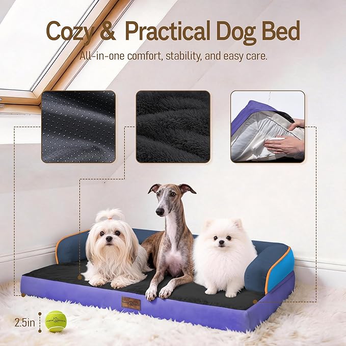 Comfort Expression Memory Foam Dog Bed Large Sized Dogs - Image 4
