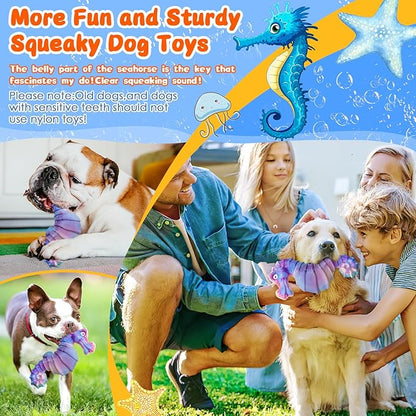 Jeefome Dog Chew Toys for Aggressive Chewers: Squeaky Dog Chew Toys for Large - Image 5