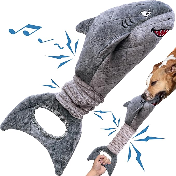 Dog Toys for Small Dogs, Squeaky Tough Dog Toys for Aggressive Chewers by VITSCAN
