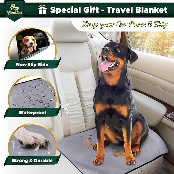 Paw Buddies Premium Waterproof Blanket 80"x90" Velvet-Feel Reversible Throw – - Image 5