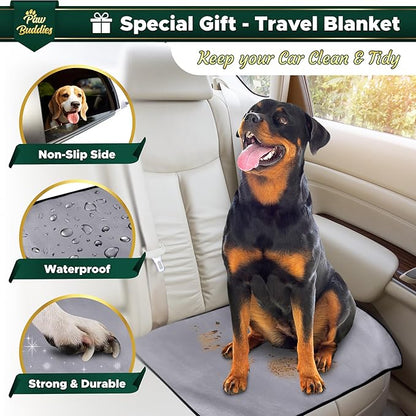 Paw Buddies Premium Waterproof Blanket 80"x90" Velvet-Feel Reversible Throw – - Image 5