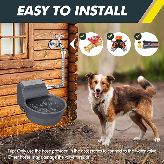 67OZ Automatic Water Dispenser for Dogs Patented Auto-Filling Dog Water Bowl - Image 6