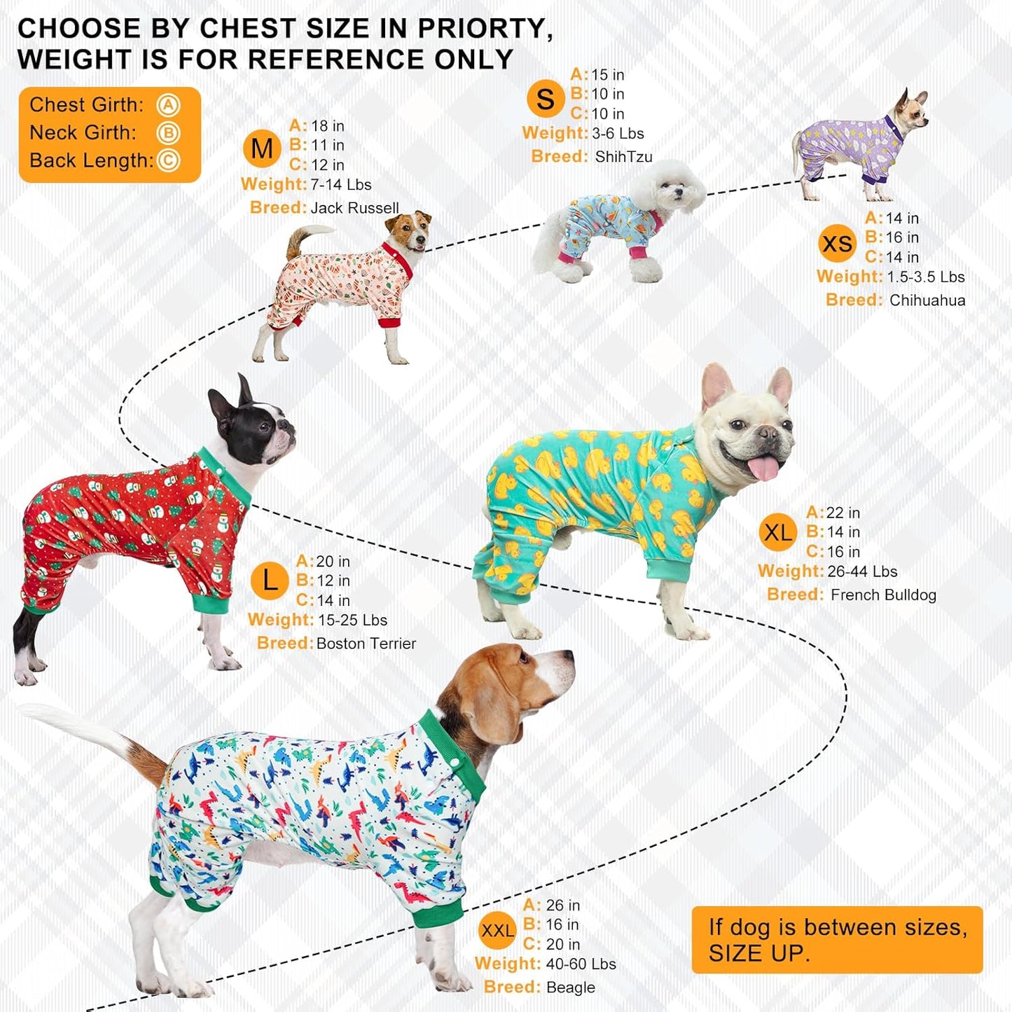 BEAUTYZOO Dog Pajamas Medium Sized Dog, Summer Doggie Pajamas for Boy Girl, Soft Strechy Cotton Puppy Pjs Jammies Onesies for Men Women, Pet Jumpsuit Body Suit Cat Apparel Clothes, Pink Heart M