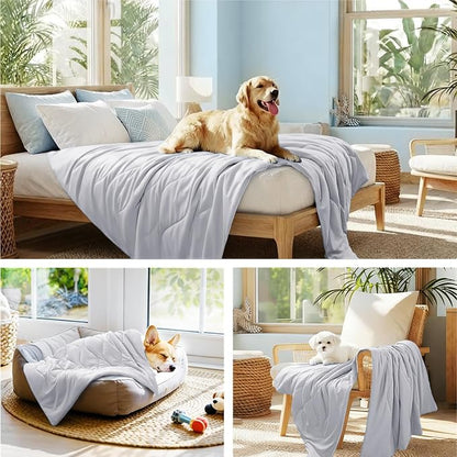 Luciphia Premium Cooling Dog Blanket Washable Q-MAX>0.5 Small Medium Large Pet - Image 5