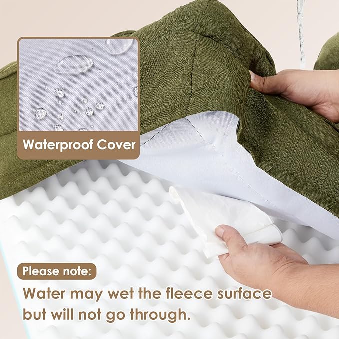 EHEYCIGA Orthopedic Dog Beds for Extra Large Dogs 44x32Inch, Waterproof Memory - Image 3