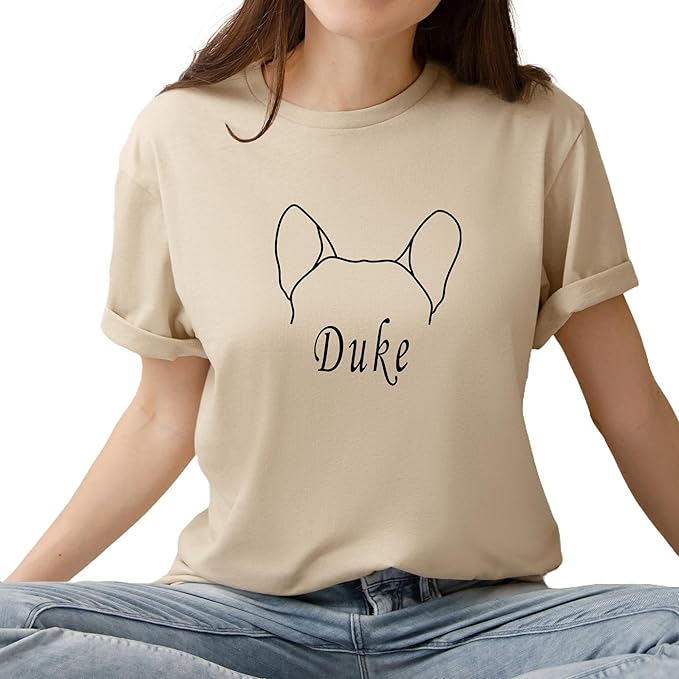 Custom Dog Mom Shirt Personalized Dog Ears Sweatshirt - Image 4