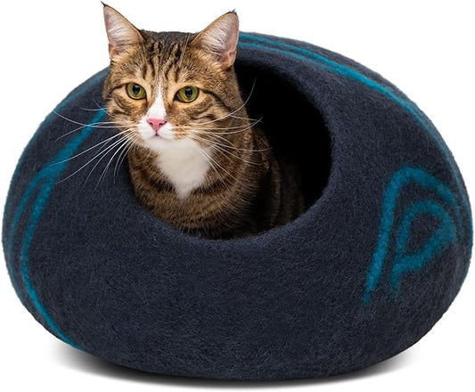 MEOWFIA Cat Cave – Premium Felt Cat Bed by MEOWFIA