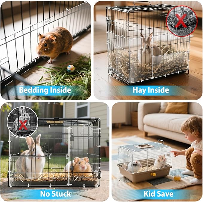 Harhana Cage-Guard, 6 Packs Clear Transparent Pet Cage Protector, Chew-Proof - Image 2
