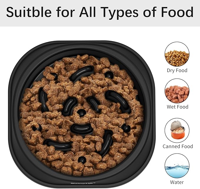 MateeyLife Small Slow Feeder Cat Bowls, Anti-Choking Puzzle Cat Food Bowls - Image 6