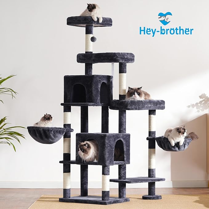 Hey-brother Cat Tree Tower, Scratching Posts - Image 8