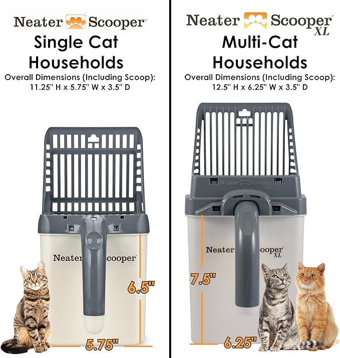 Neater Pet Brands Neater Scooper Standard Cat Litter Scoop, 195 Refill Bags – - Image 6