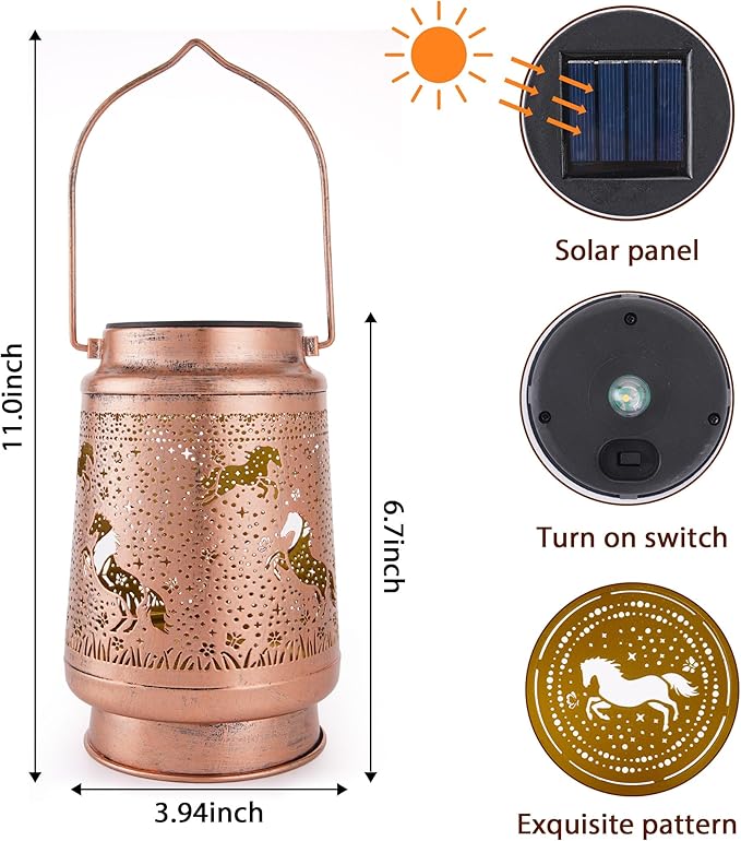 Horse Solar Lanterns Outdoor Waterproof, Gifts - Image 2
