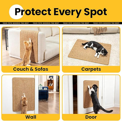 Cat Scratcher Mat, Sisal Cat Scratch Pad - Image 6