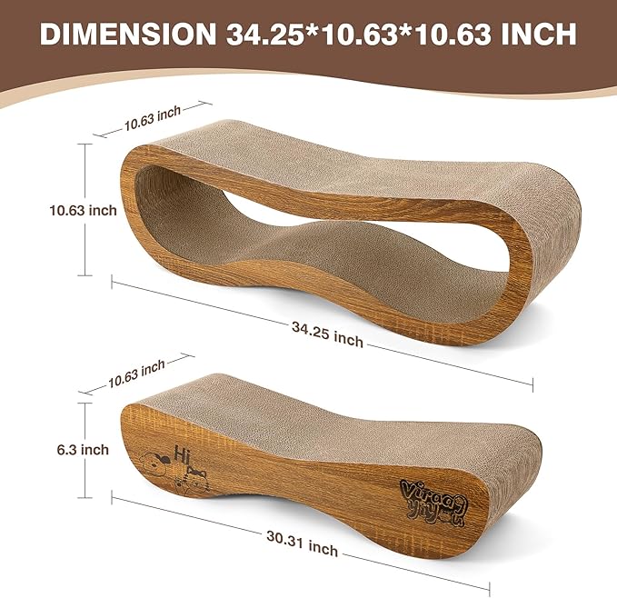 Cat Scratcher, 2 in 1 Cat Scratch Board - Image 7