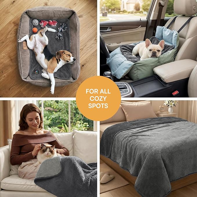 Luciphia Waterproof Blanket for Medium Large Dog Ultra-Soft & Calming Pet Throw - Image 5