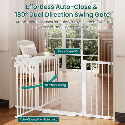 Cumbor 30-54" Extra Wide Baby Gate - Image 4