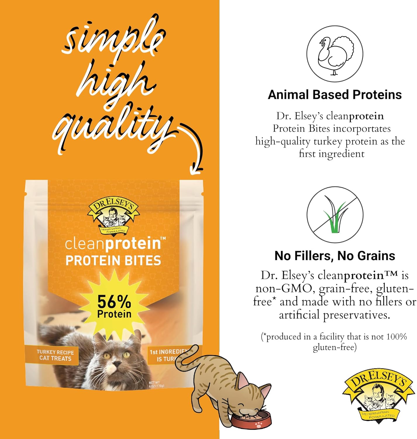 Dr. Elsey's cleanprotein Protein Bites Turkey 6 oz.