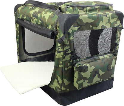 EliteField 3-Door Folding Soft Dog Crate - Image 2