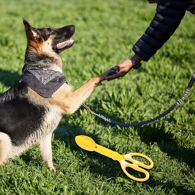 Beaupretty Portable Dog Poop Picker Clamp Yellow Pet Waste Scooper Tool - Image 6