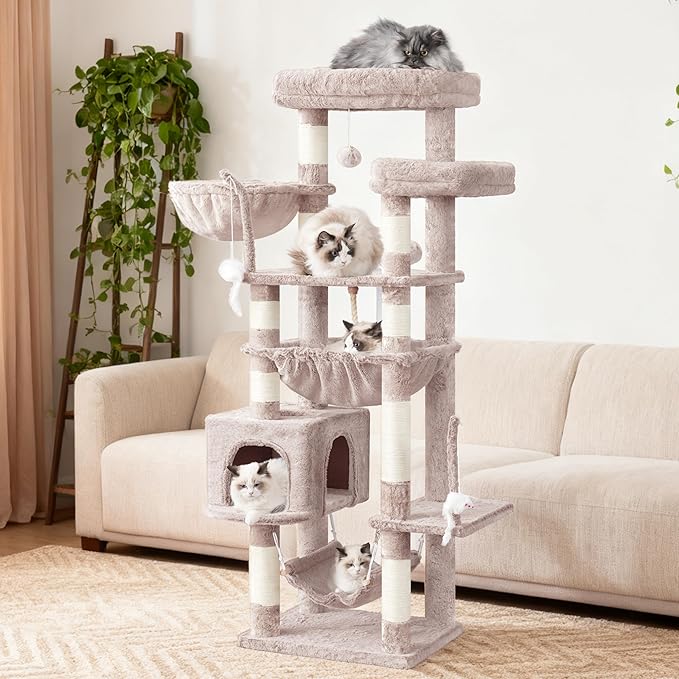 Gitelsnour Cat Tree, Cat Tower for Large Cats - Image 8