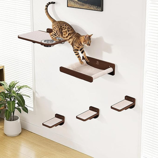 Space-Saving Cat Wall Shelves – Interactive Cat Wall Climber by PHATOSIOPETS