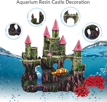 Aquarium Castle Decorations, Resin Castle - Image 4