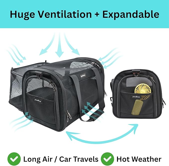 Crash-Tested Dog Carrier Airline Approved | 3-in-1 Lab-Tested Cat Car Seat - Image 6
