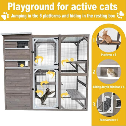 Gowoodhut Large Outdoor Catio Enclosures - Image 3