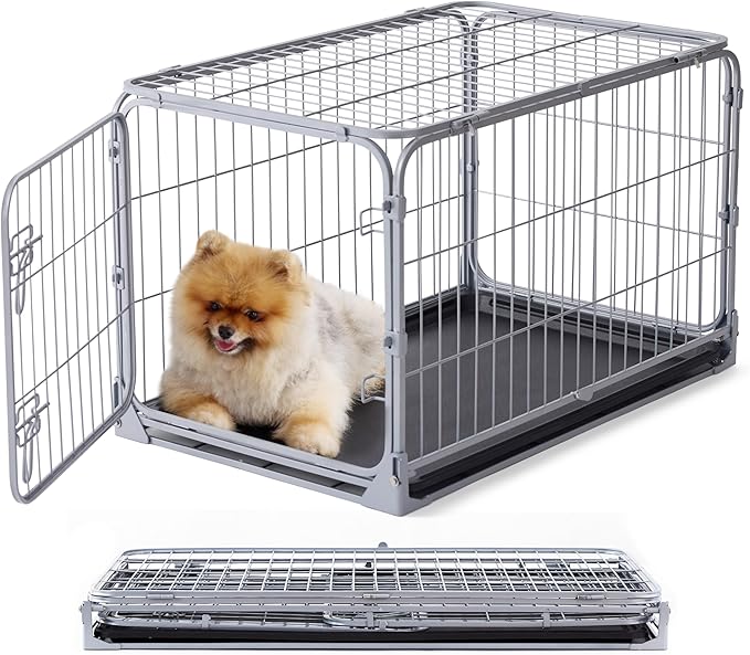 ZOMISIA Collapsible Dog Crate for Small Dogs by Zomisia
