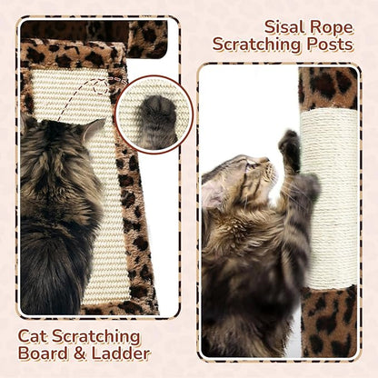 Globlazer Heavy Duty Cat Tree Tower, 70inch Sturdy Cat Tree - Image 5