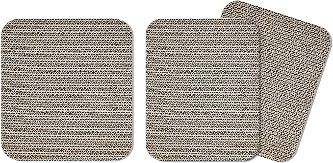 Scratcher Replacement Pads Cat Scratching Board L Shaped Cat Scratcher 3-Piece by Goosheep