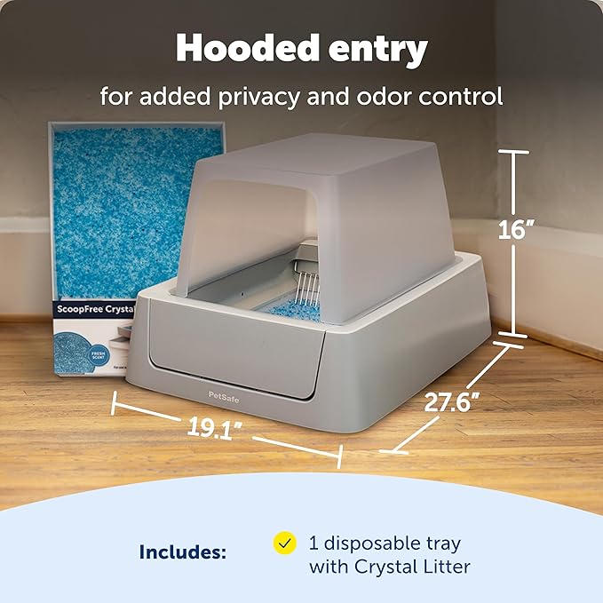PetSafe ScoopFree Crystal Smart Self-Cleaning Automatic Litter Box - Image 7