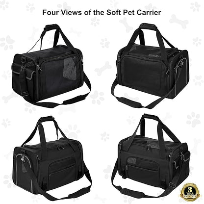 EliteField Deluxe Soft-Sided Pet Carrier, Travel Bag - Image 4