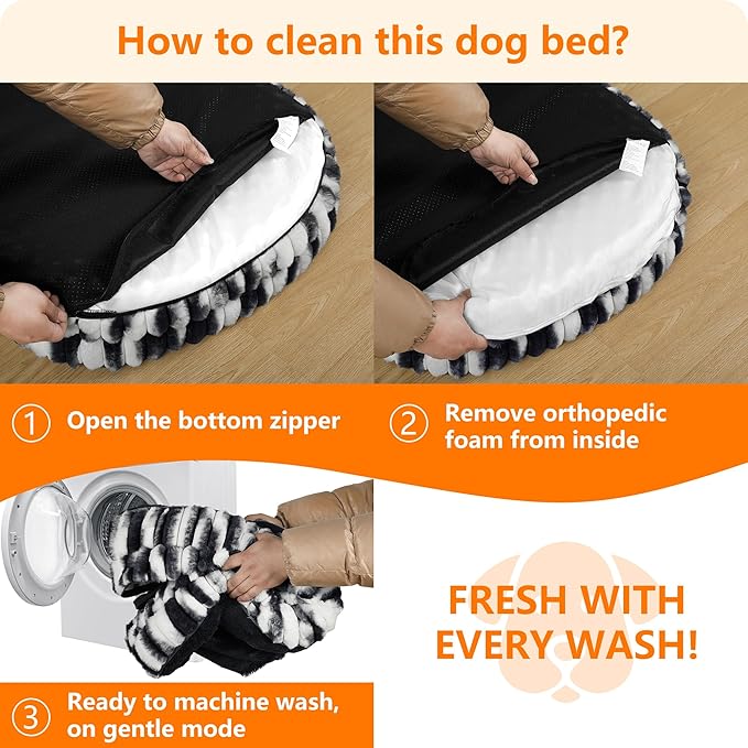Dwanton Orthopedic Dog Bed for Medium Dogs - Image 7