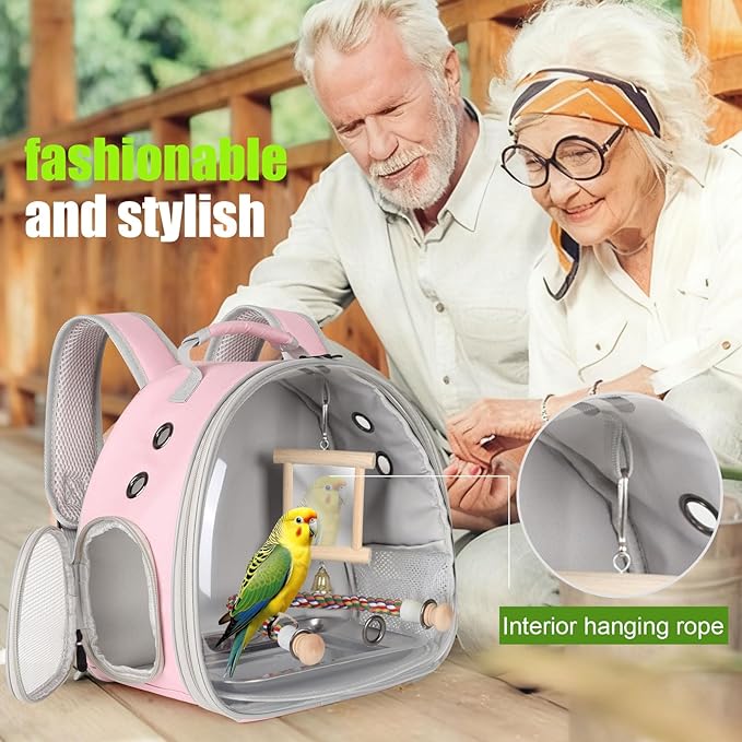 Portable Parrot Travel Cage Carrier - Image 3