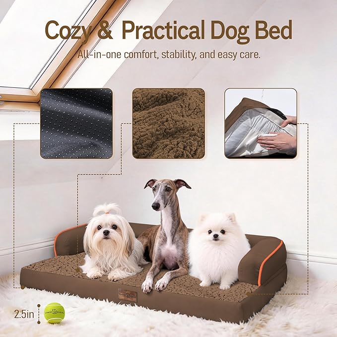 Comfort Expression Memory Foam Dog Bed Large Sized Dogs - Image 4