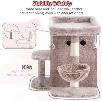 Heybly Cat Tree, 26.3-inch Cat Tower - Image 6