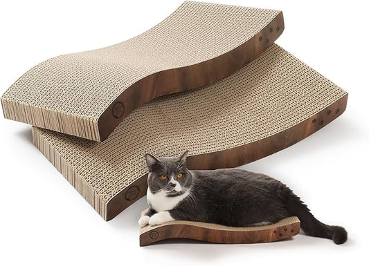 Reversible Wave Cat Scratcher for Indoor Cats by %E7%8C%AB%E5%A3%B1