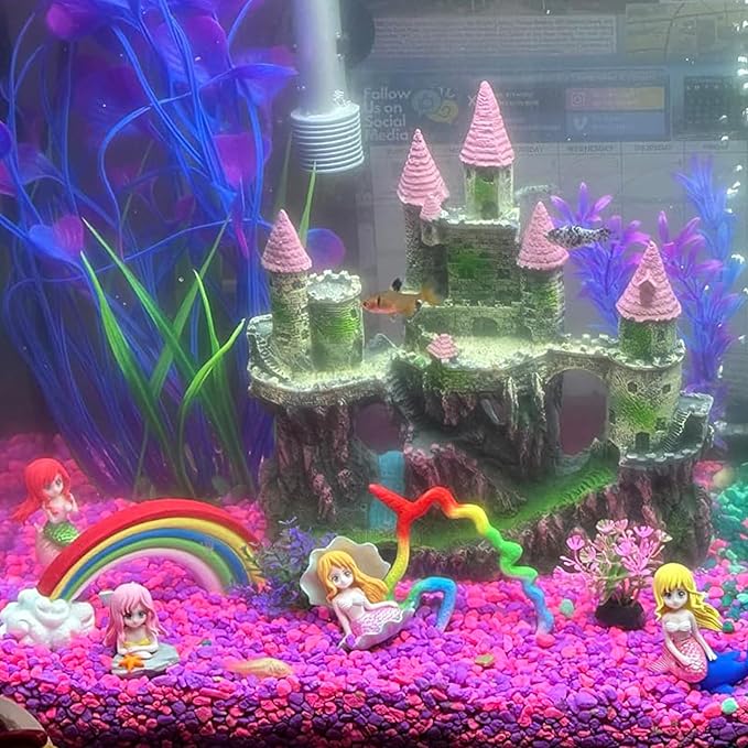 Aquarium Castle Decorations, Resin Castle - Image 9